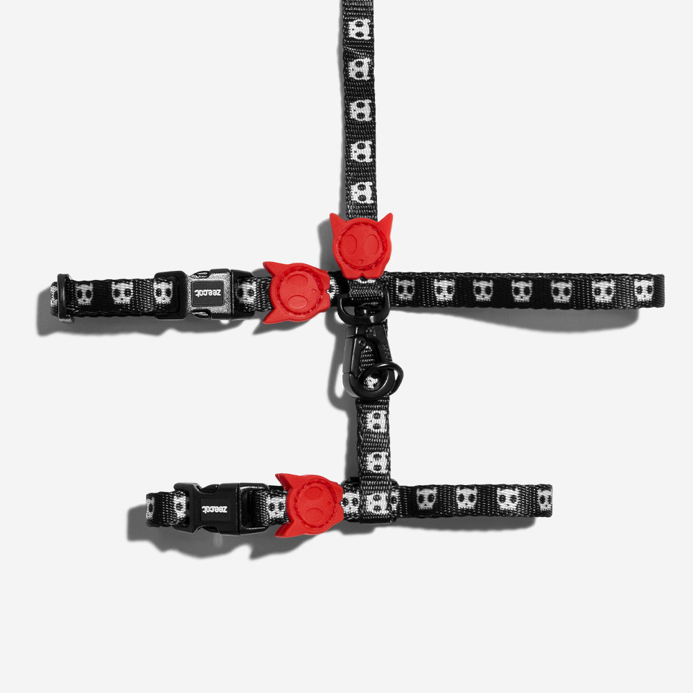 SKULL 2.0 HARNESS + LEASH SET
