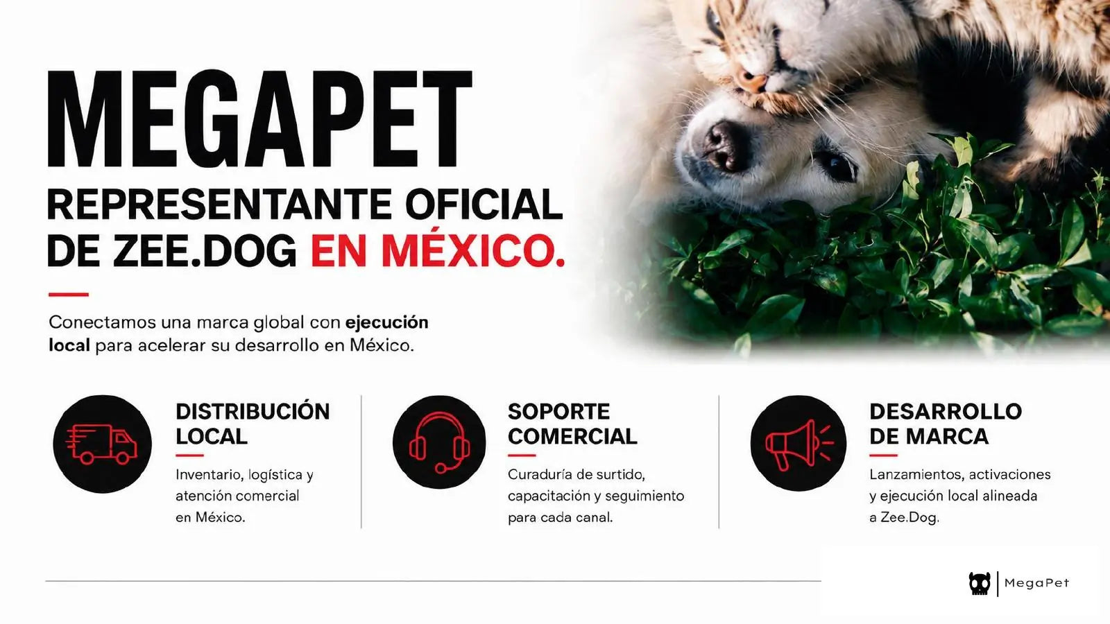 Mega Pet representante oficial de Zee.Dog en México